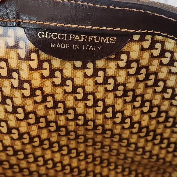 Vintage GUCCI Sherry Line Brown Suede Clutch - Picture 10 of 11